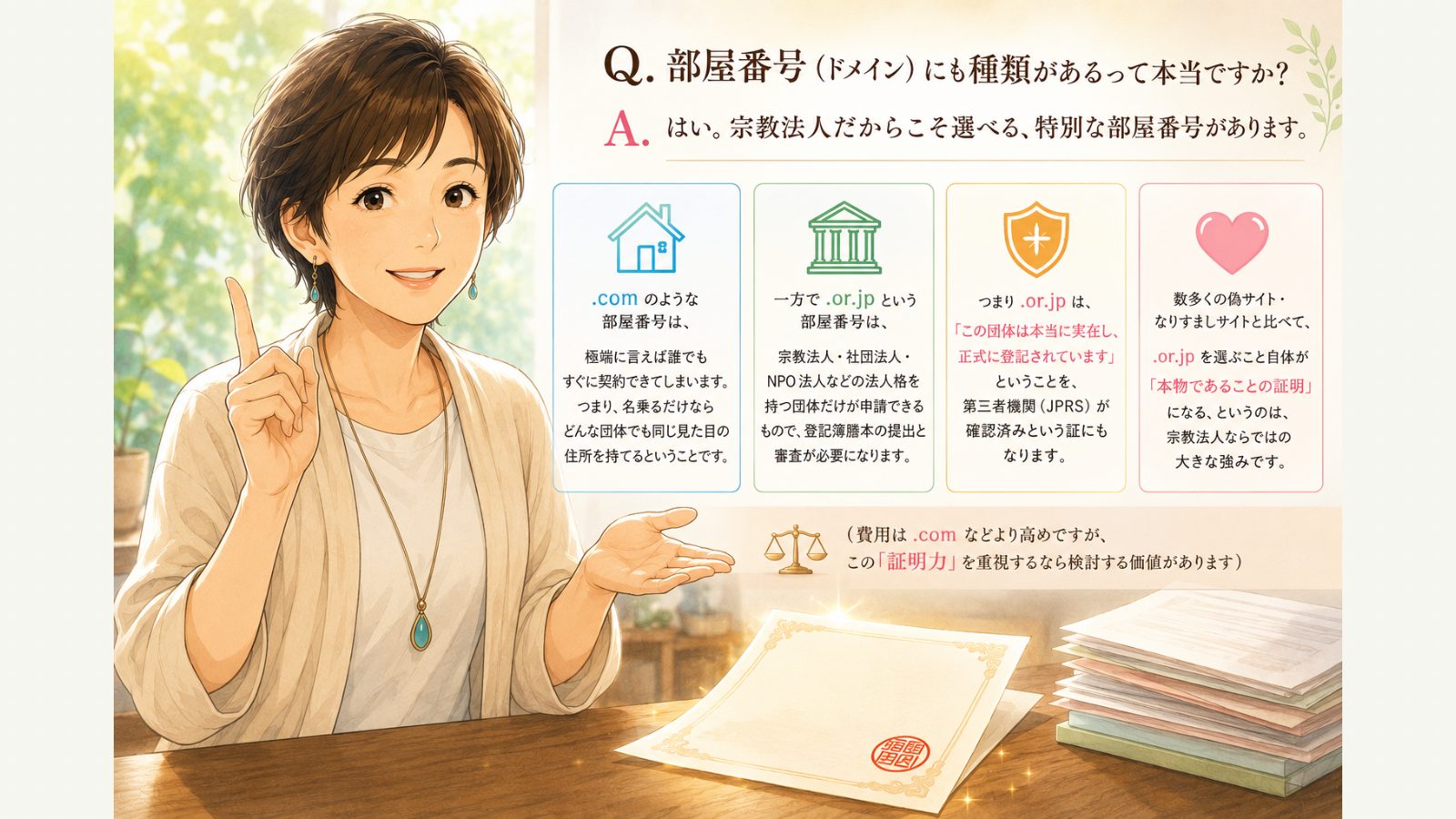 .or.jpドメインについて