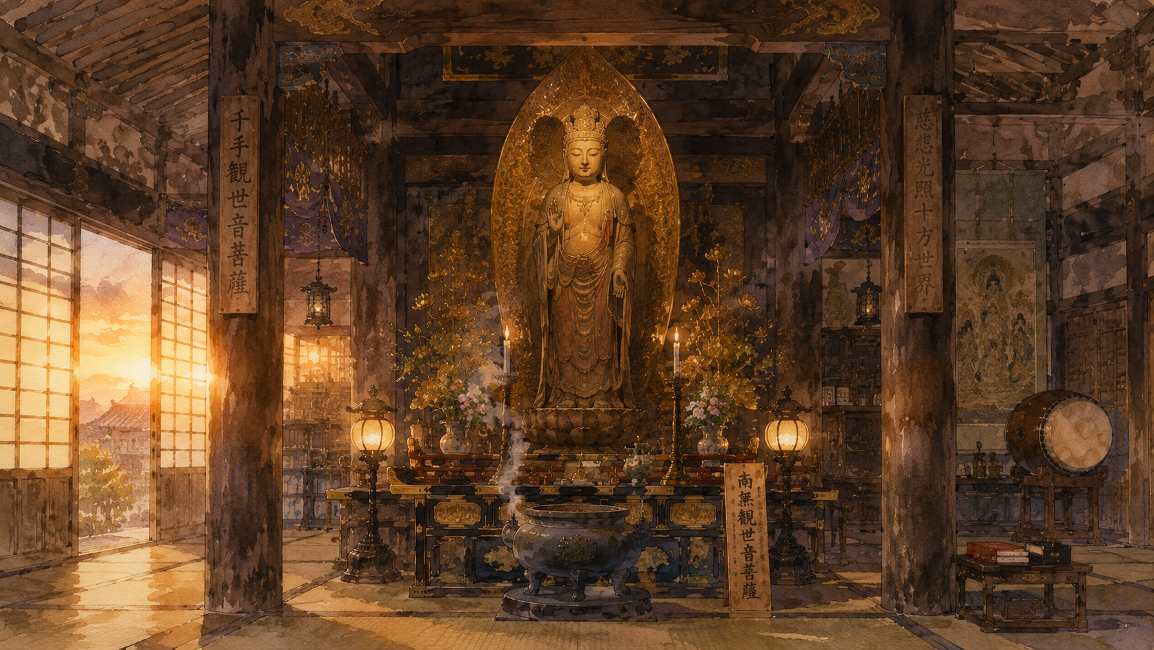 〇〇寺 境内・本堂